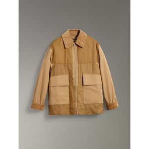Burberry Quilted Panel Cotton Blend Jack